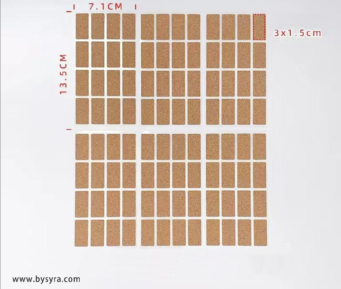 Notes autocollantes en liège