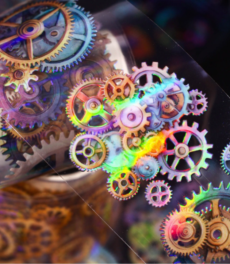 Gear fantasy series adhesive PET Tape — 2M