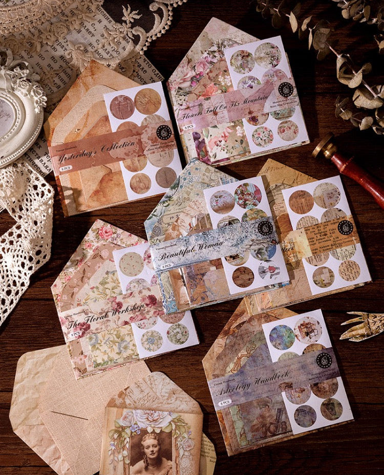 Memory Carols Series Writable Paper — 8PCS