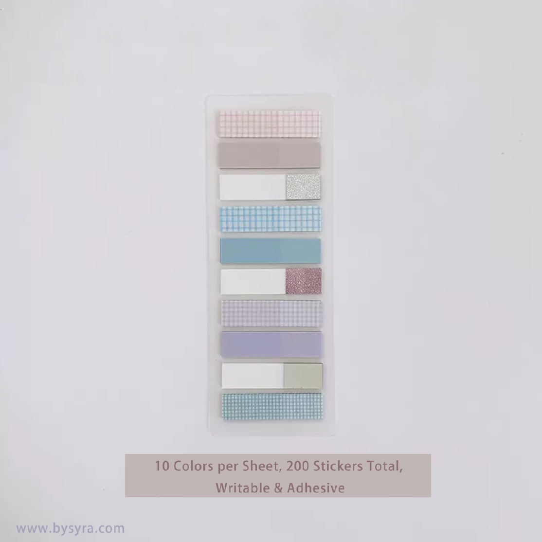 Onglets d'index rechargeables PET vintage