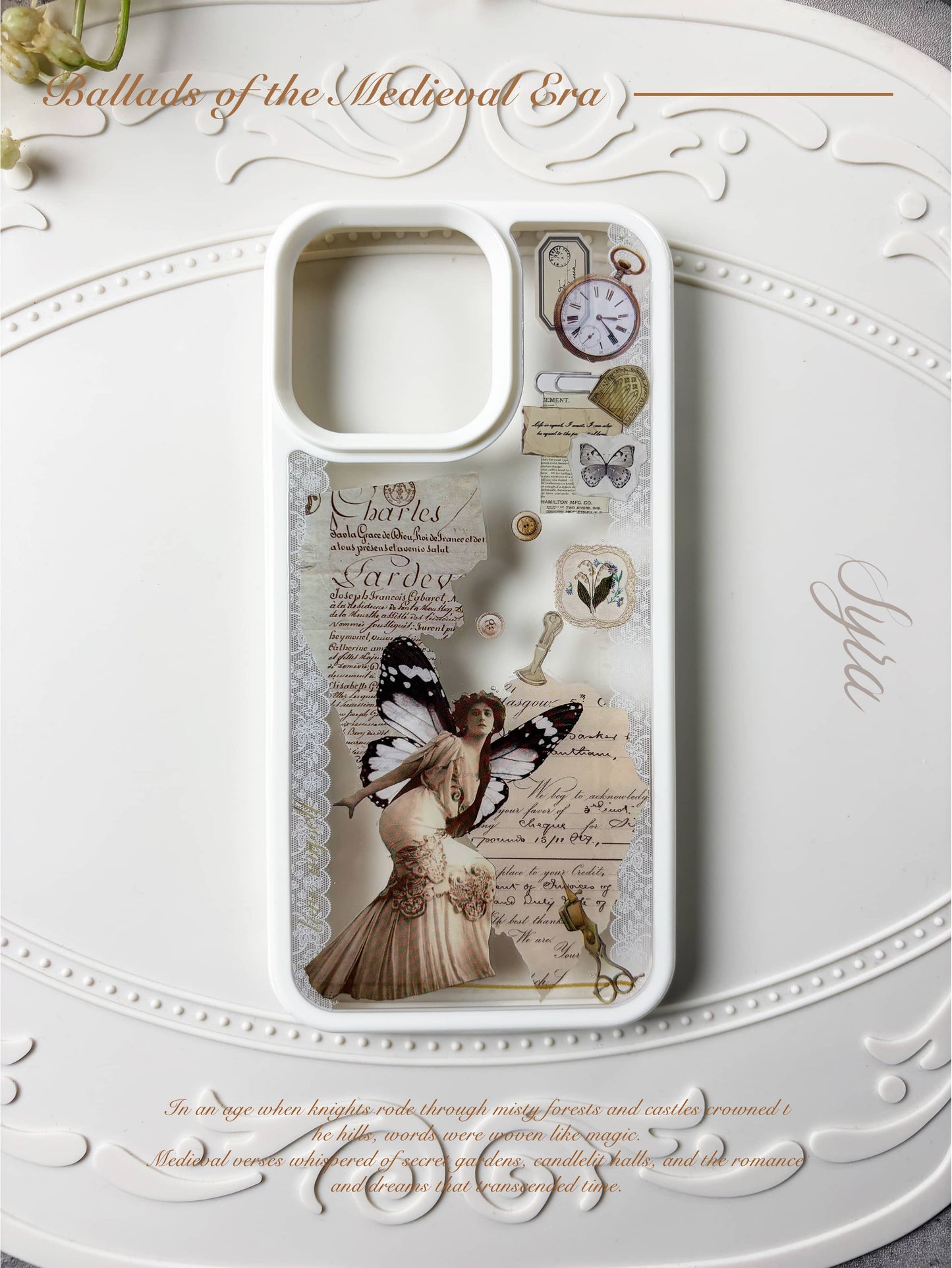 Ballads of the Medieval Era • Vintage Collage Phone Case