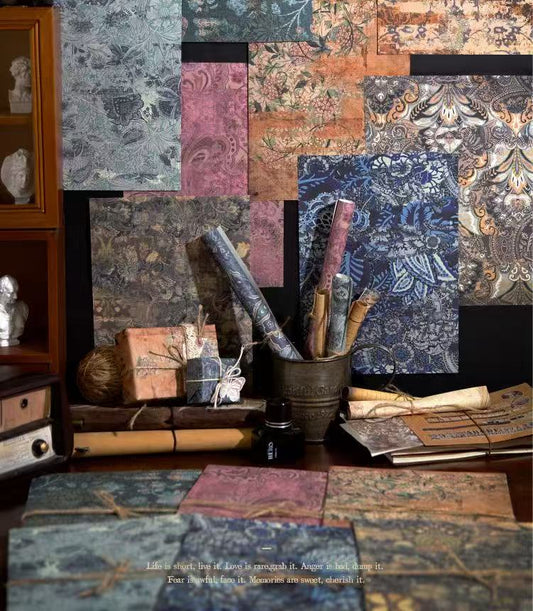 Baroque Relics Series Large Craft Paper – 20 Sheets