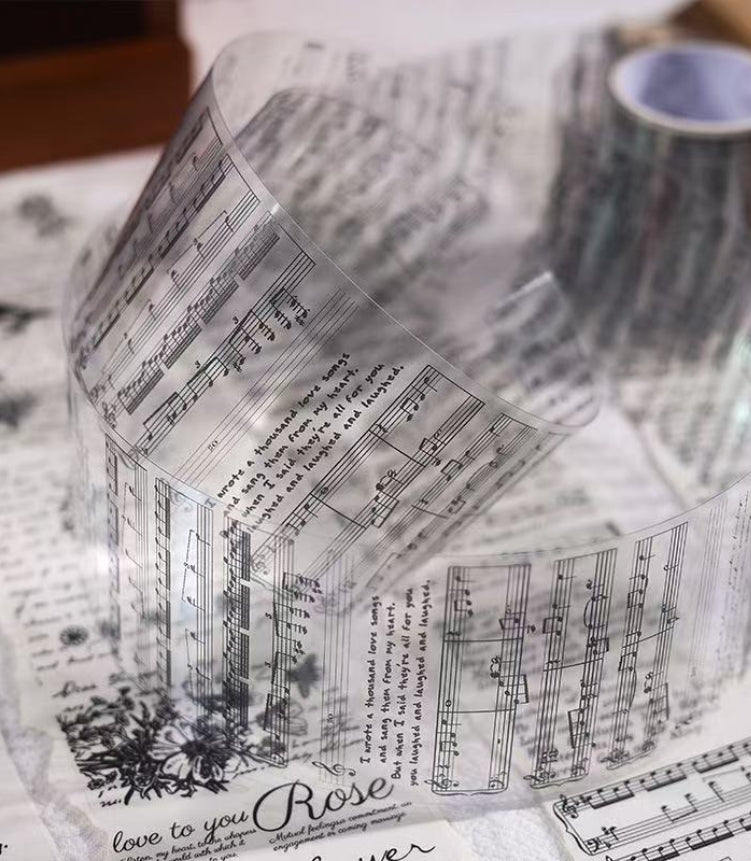 Behind the Time Series: Vintage Text PET Stickers — 3M