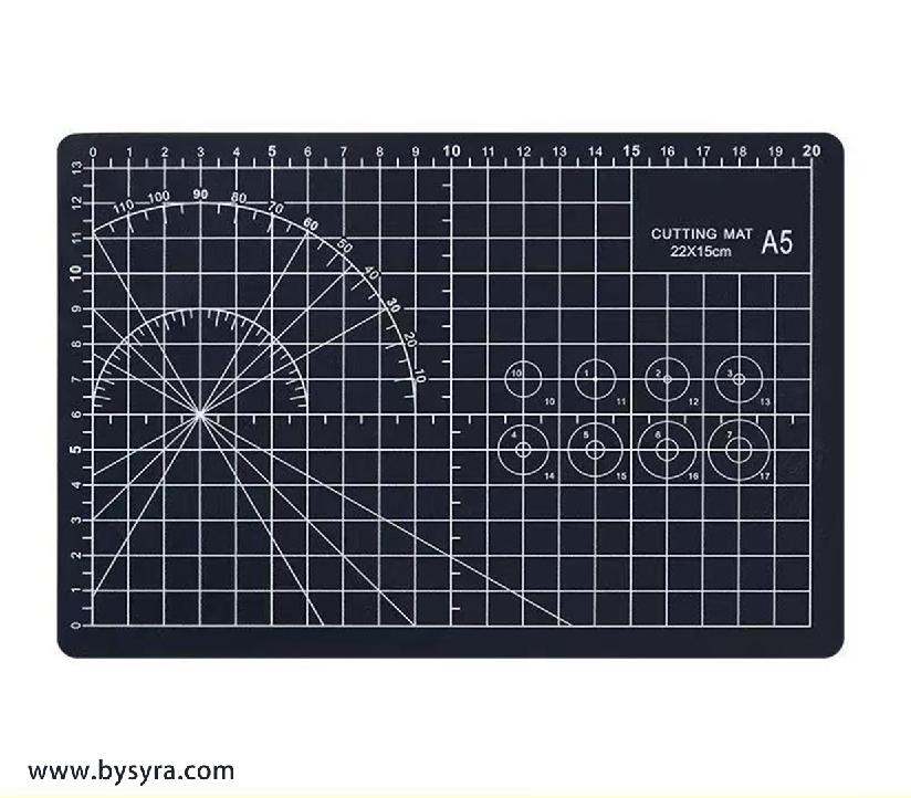 Tapis de découpe artisanal pour journal A5