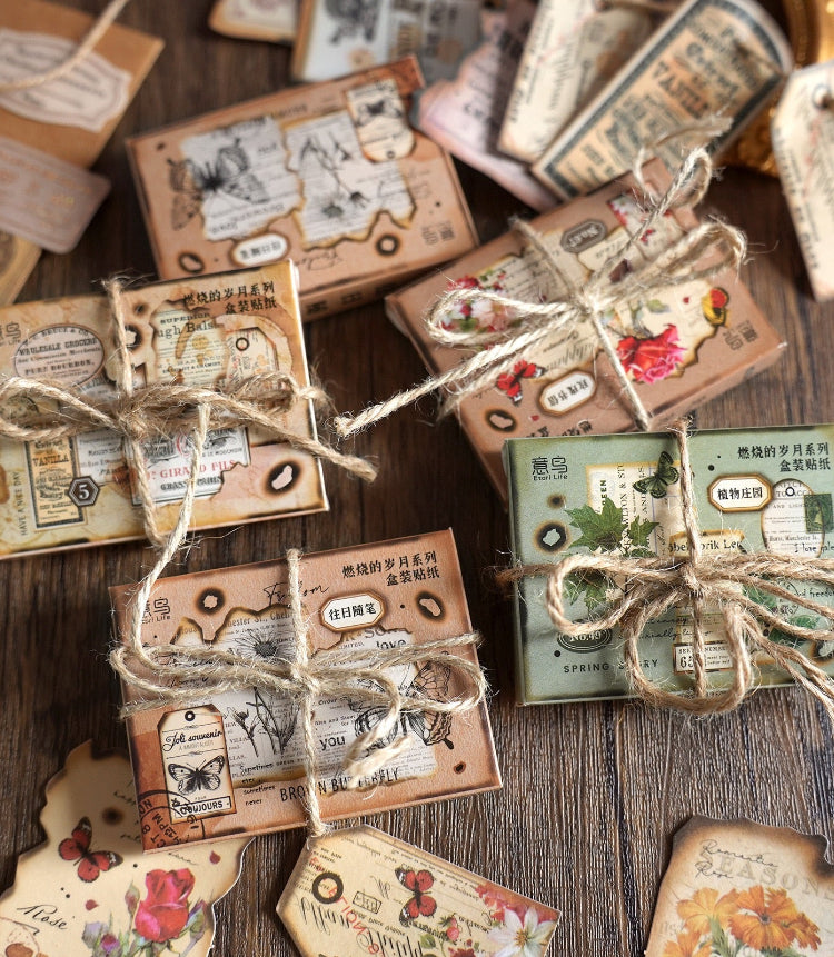 Autocollant Washi série Burning Years — 30 pièces