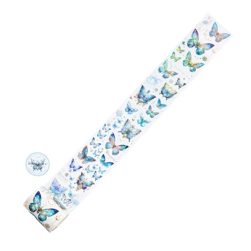 Butterfly Series Ice Crystal 3D Holographic Tape — 1M