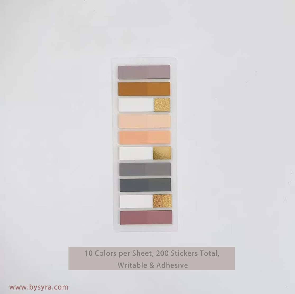 Onglets d'index rechargeables PET vintage