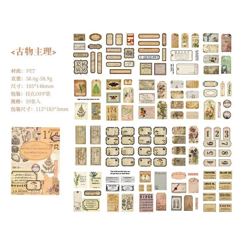 Floating_Old_Wood_Series_PET_Sticker_Book