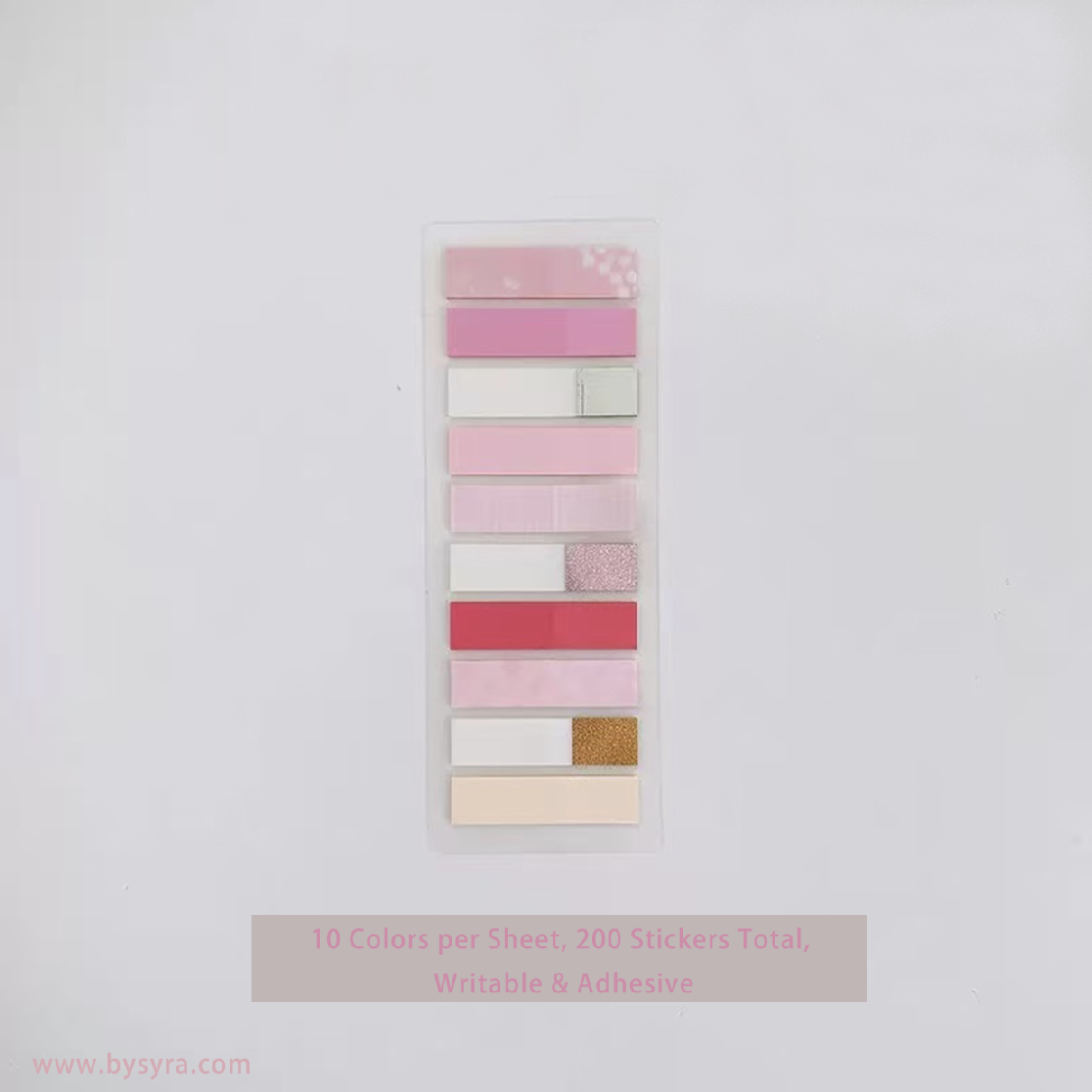 Onglets d'index rechargeables PET vintage