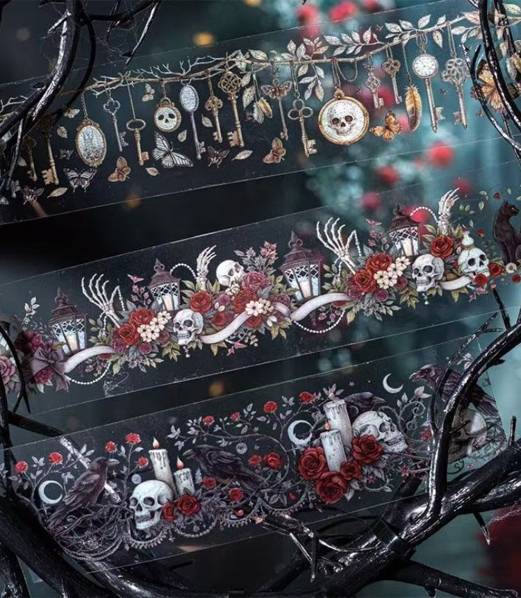 Dark Night Rose Series PET Tape — 2M