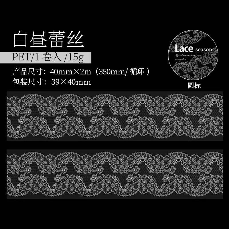 Gentle Lace Season Series PET Sticker — 2M