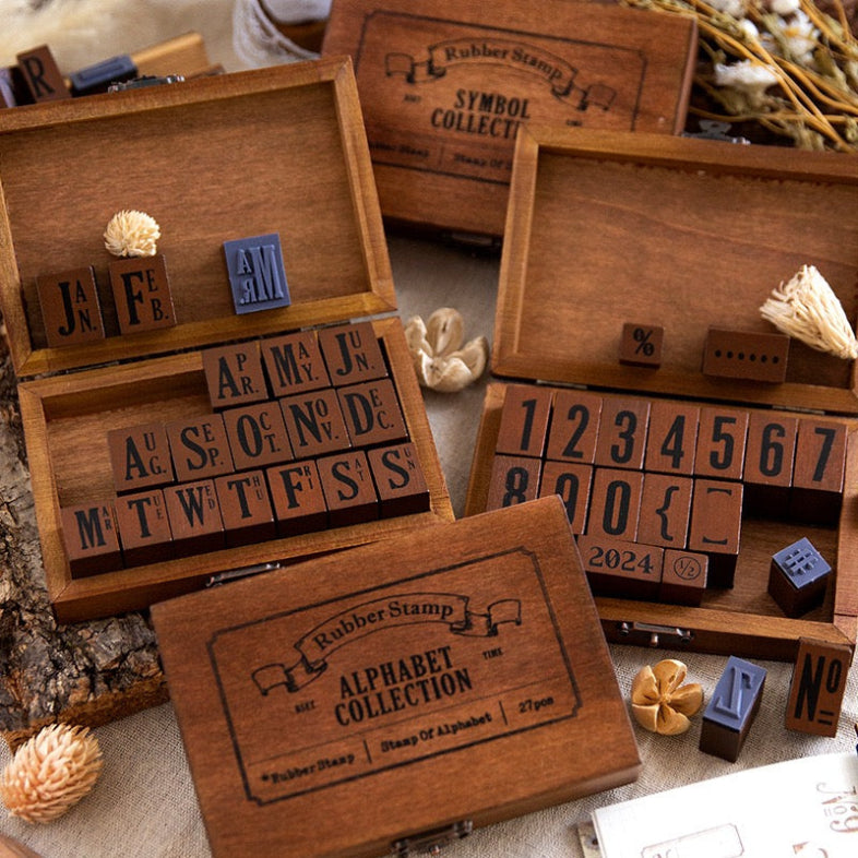 Engraved Time Series Stamp Set