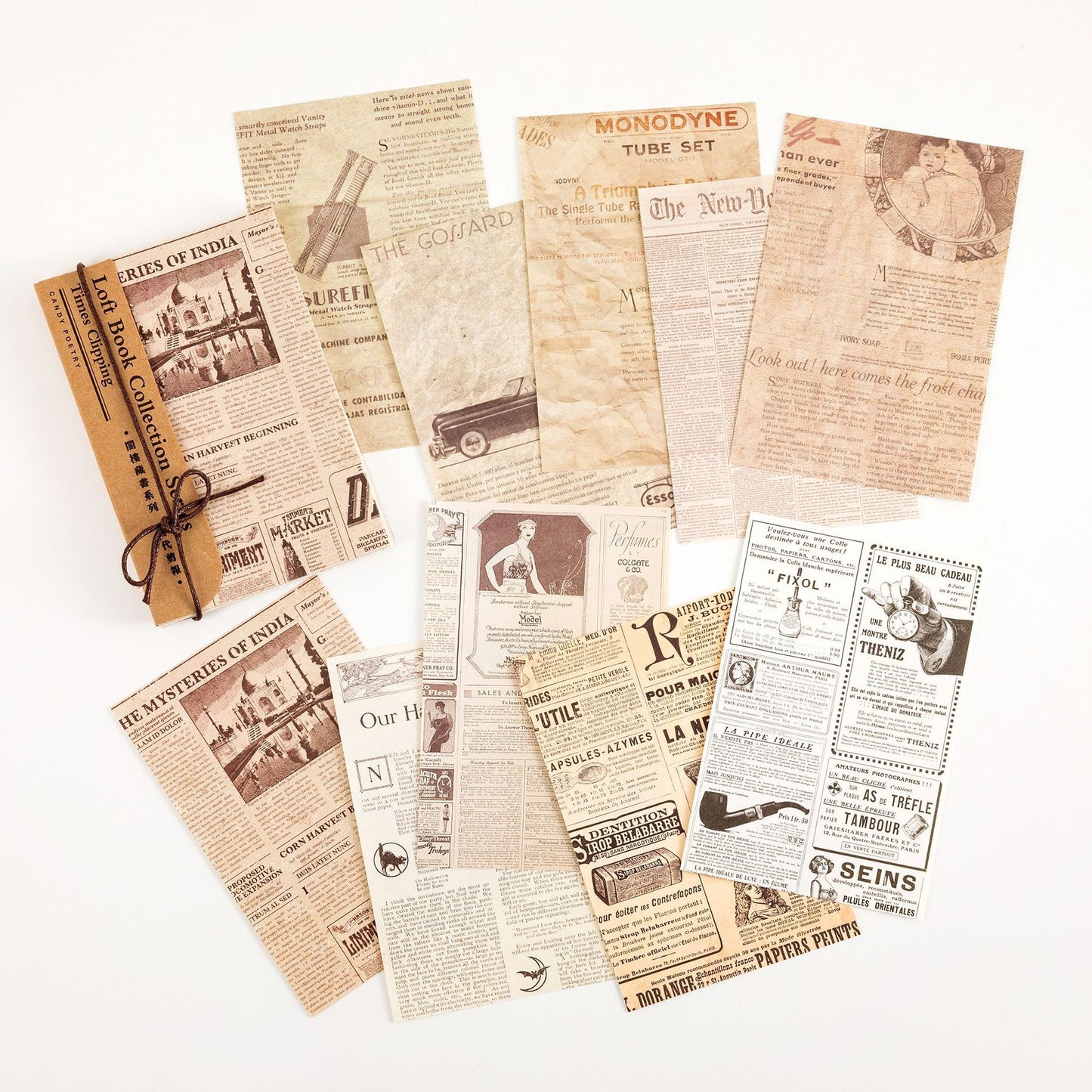 Papier matériel de la série Attic Book Collection — 60 feuilles