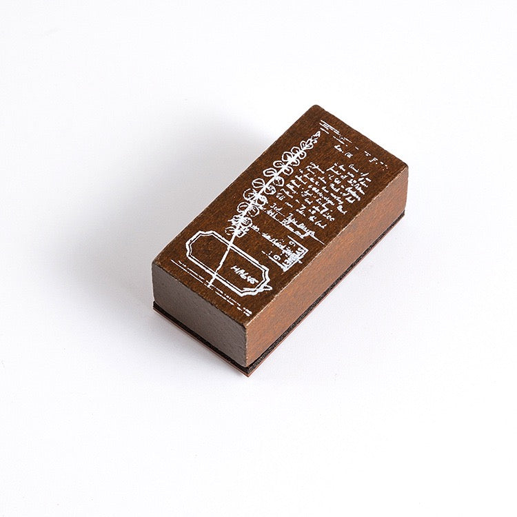 Timbres en bois de la série Time Rewind