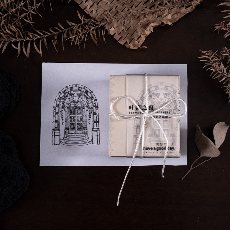 Timbres de la série Fenêtre baroque