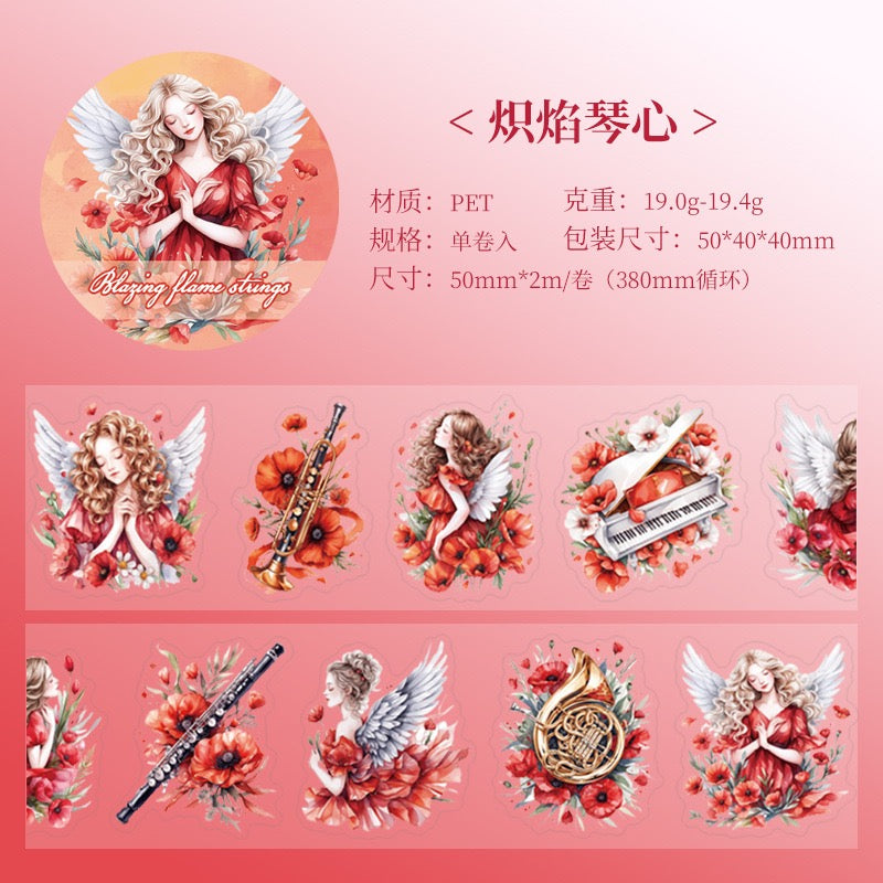 Melody & Fairy Trace Series: Character PET Tape — 2M