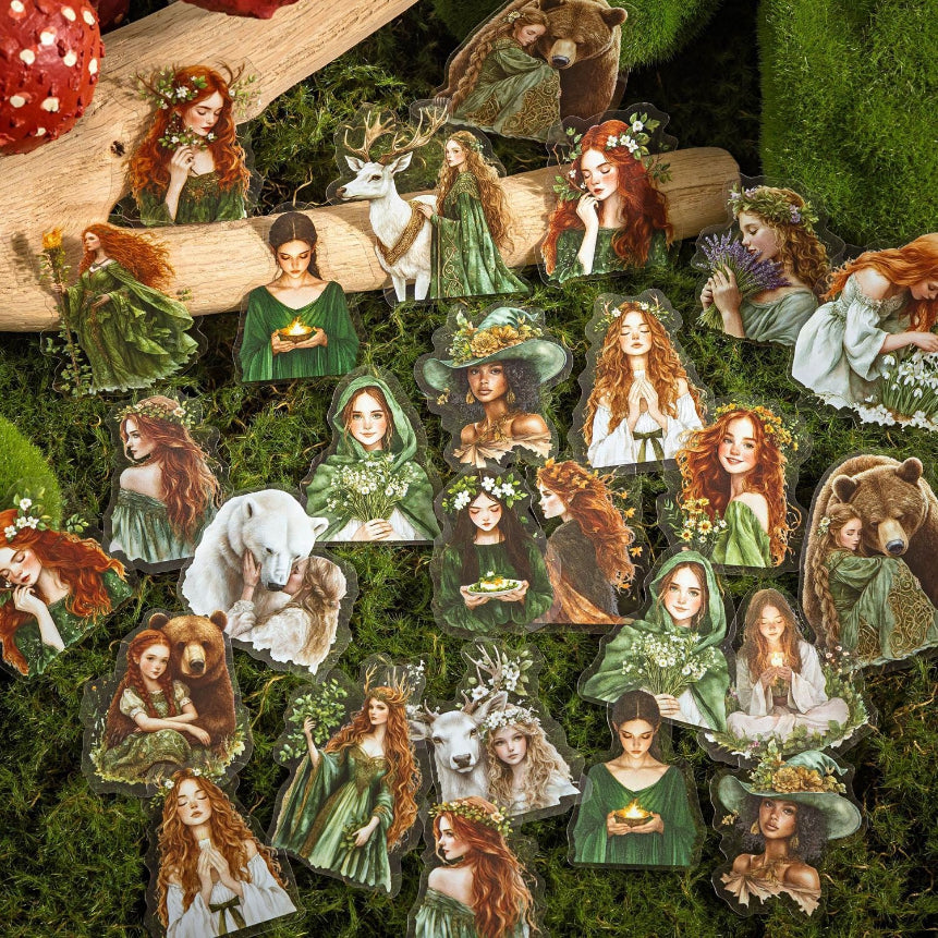 Forest Fantasy Series PET Sticker Pack — 40PCS