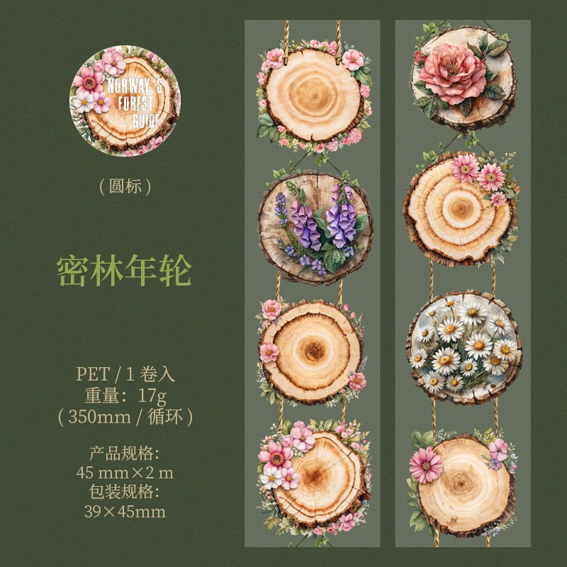 Norwegian Forest: Woodland Guidance Decorative PET Tape — 2M