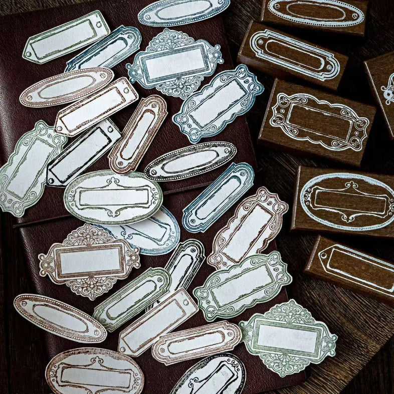 Frame Archive Room Series Wooden Stamps