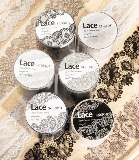 Gentle Lace Season Series PET Sticker — 2M