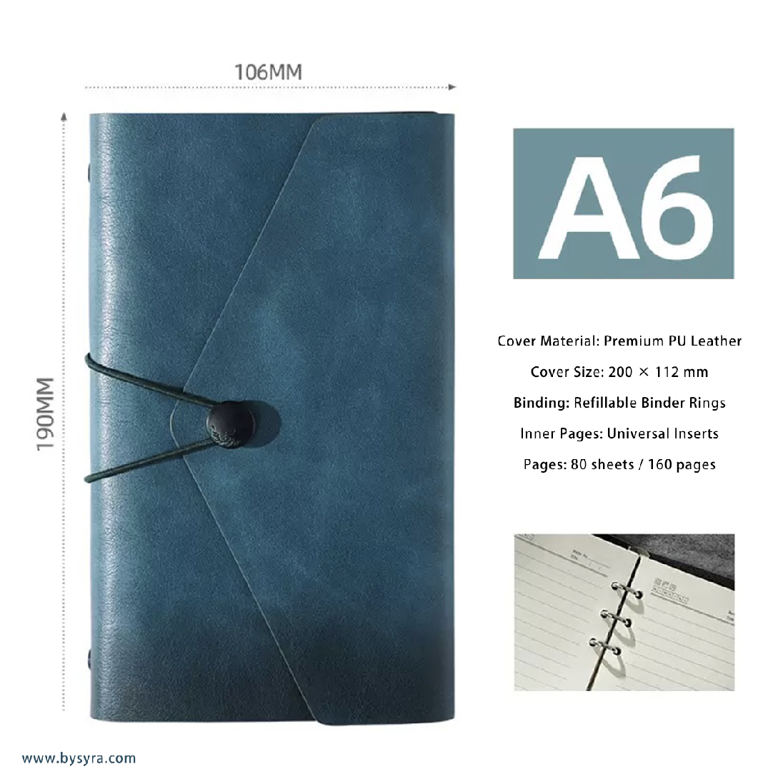 tn Vintage Refillable Planner Notebook