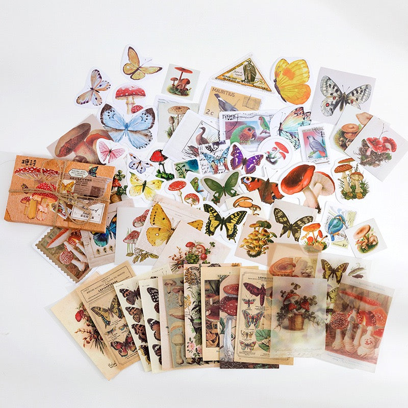 Kit de collage de la série Vintage Memories Room — 60 pièces