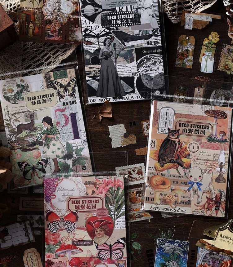 Livre d'autocollants PET série Island Mountain Breeze — 20 feuilles