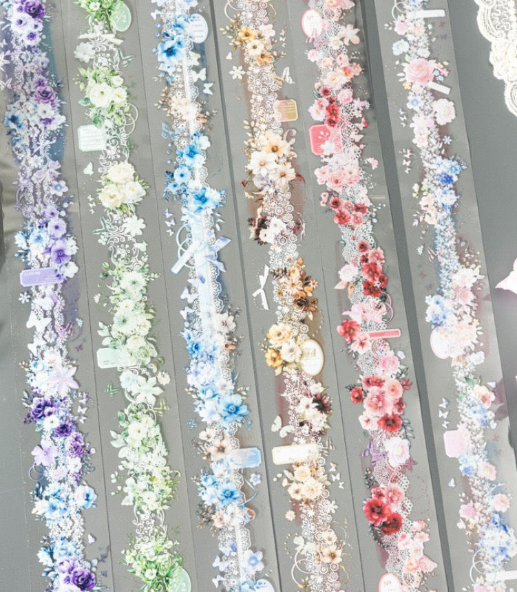 Ruban PET en dentelle série Lace Dream Poem — 2M