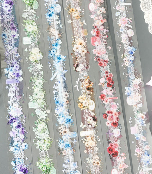 Lace Dream Poem Series Lace PET Tape — 2M