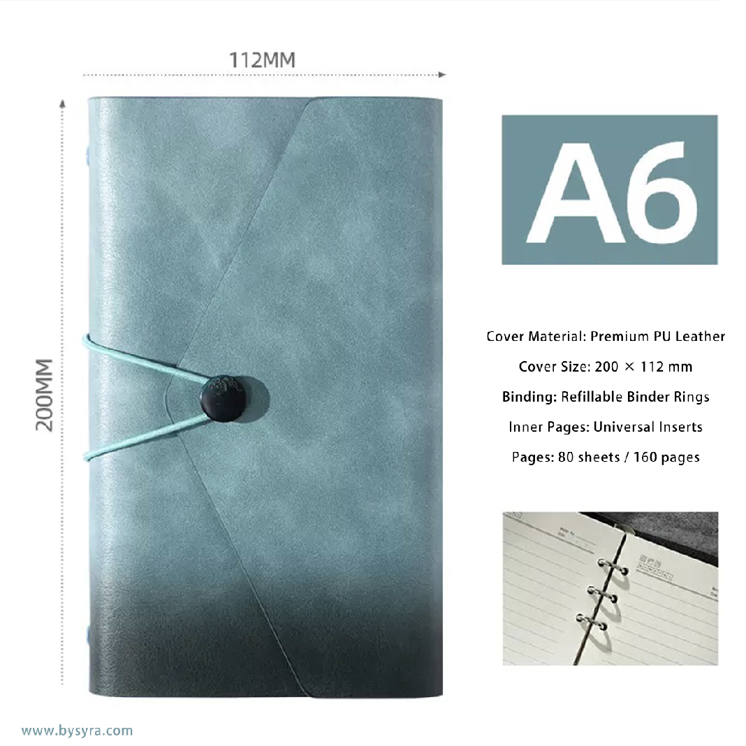 tn Vintage Refillable Planner Notebook