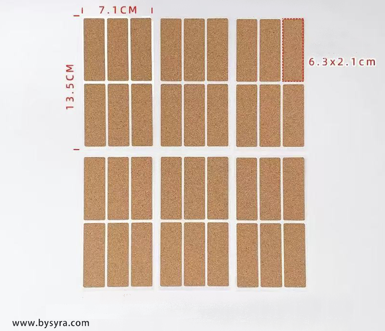 Notes autocollantes en liège