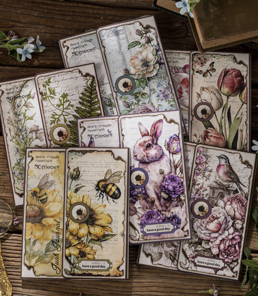 Lost Garden Material Paper — 30 Sheets