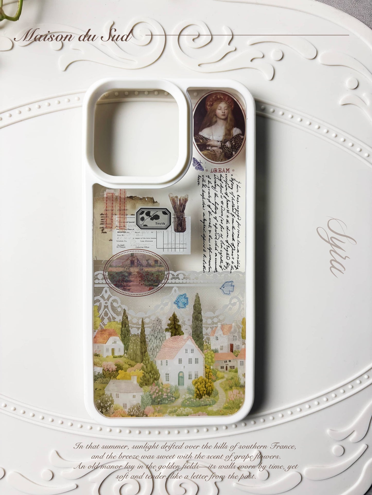 Maison du Sud • Vintage Collage Phone Case