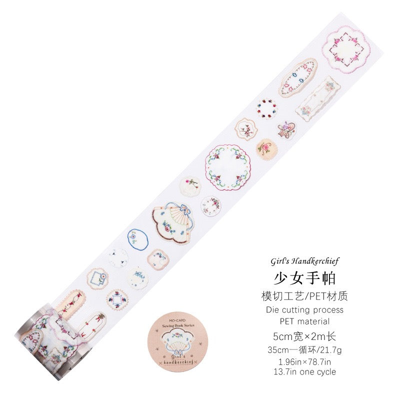 Série de livres de couture : Ruban découpé en PET — 2M