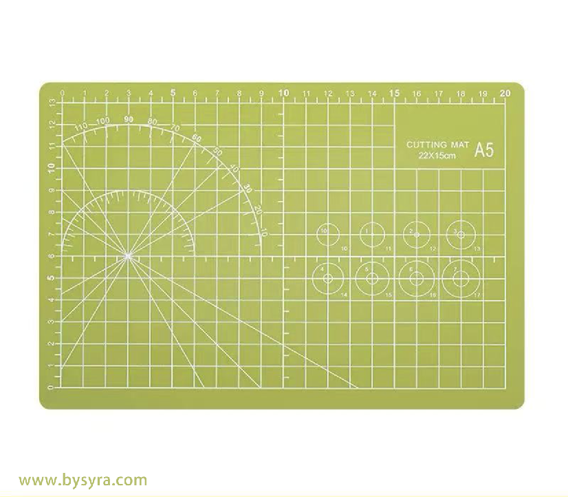 Tapis de découpe artisanal pour journal A5