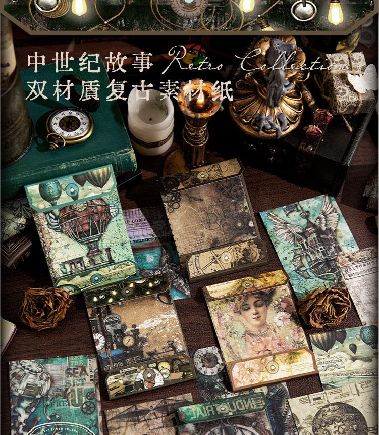 Medieval Stories Series Material Paper — 30 Sheets