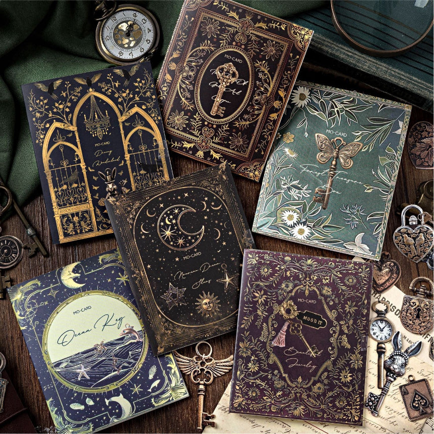 Mystic Codex Series: Vintage Key Sticker Pack — 25PCS