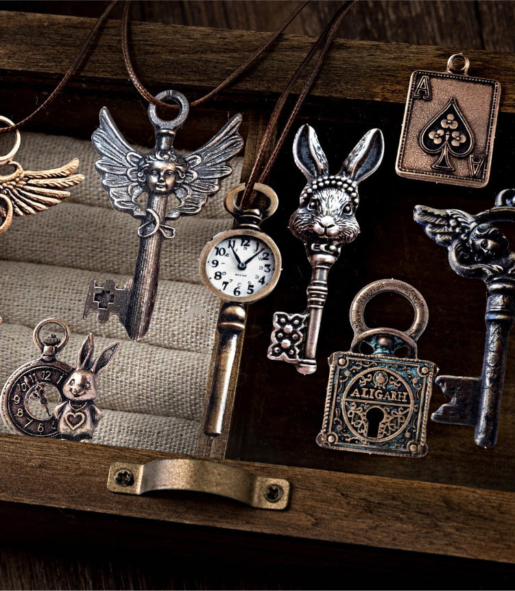 Mystic Codex Series: Vintage Key Sticker Pack — 25PCS