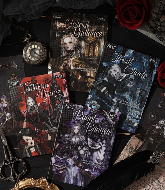 Nocturne Hymn PET Sticker Book — 20 Sheets