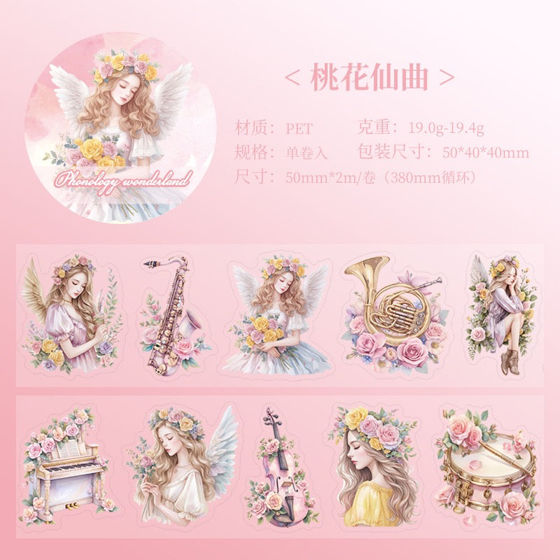 Melody & Fairy Trace Series: Character PET Tape — 2M