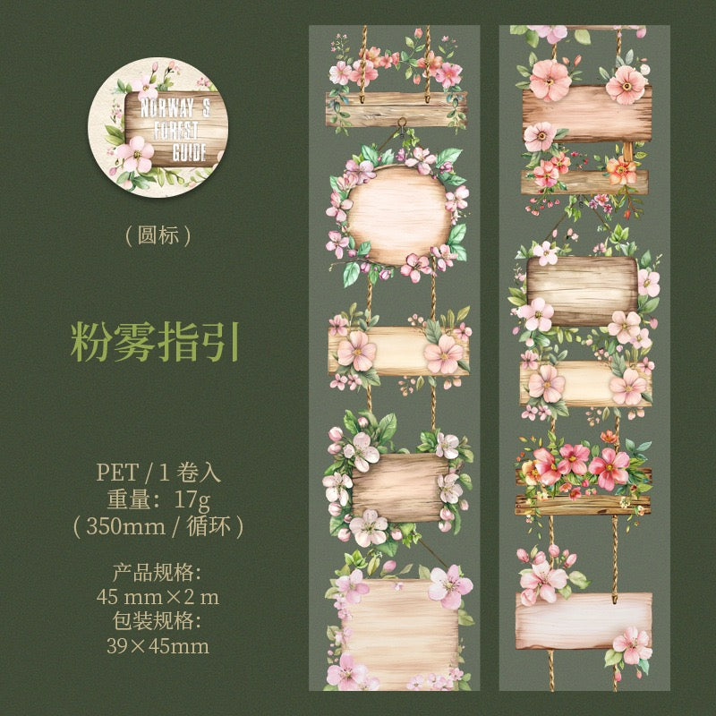 Norwegian Forest: Woodland Guidance Decorative PET Tape — 2M