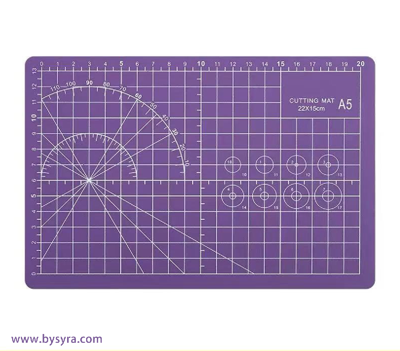 Tapis de découpe artisanal pour journal A5