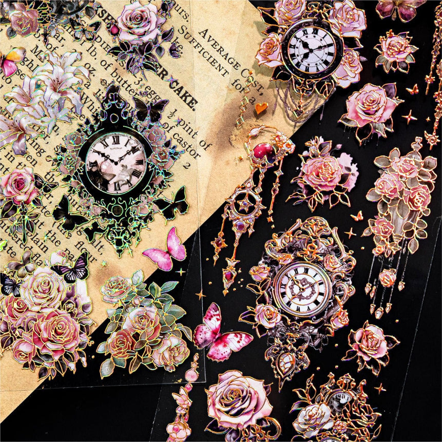 Rose Appointment Series PET Sticker — 3 Sheets