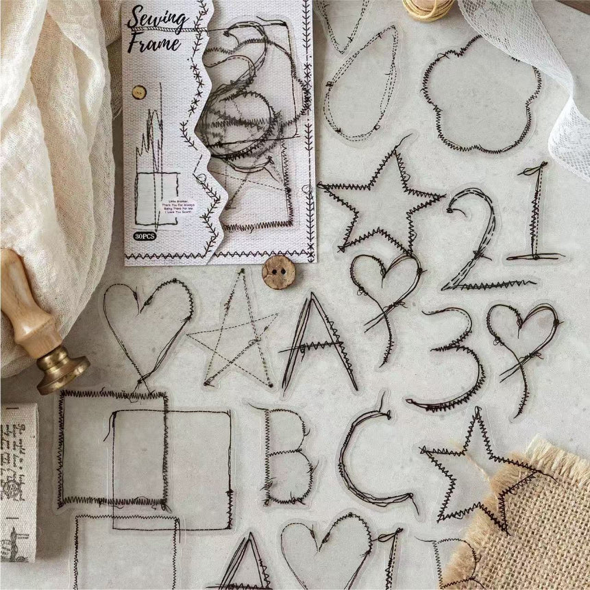 Sewing Studio PET Sticker Pack — 30PCS