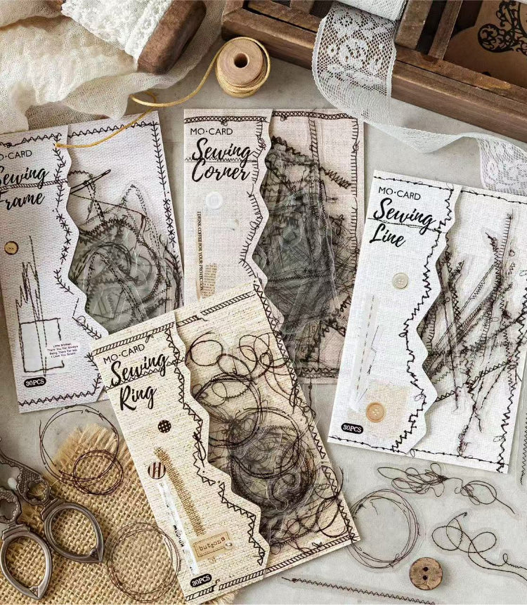 Sewing Studio PET Sticker Pack — 30PCS