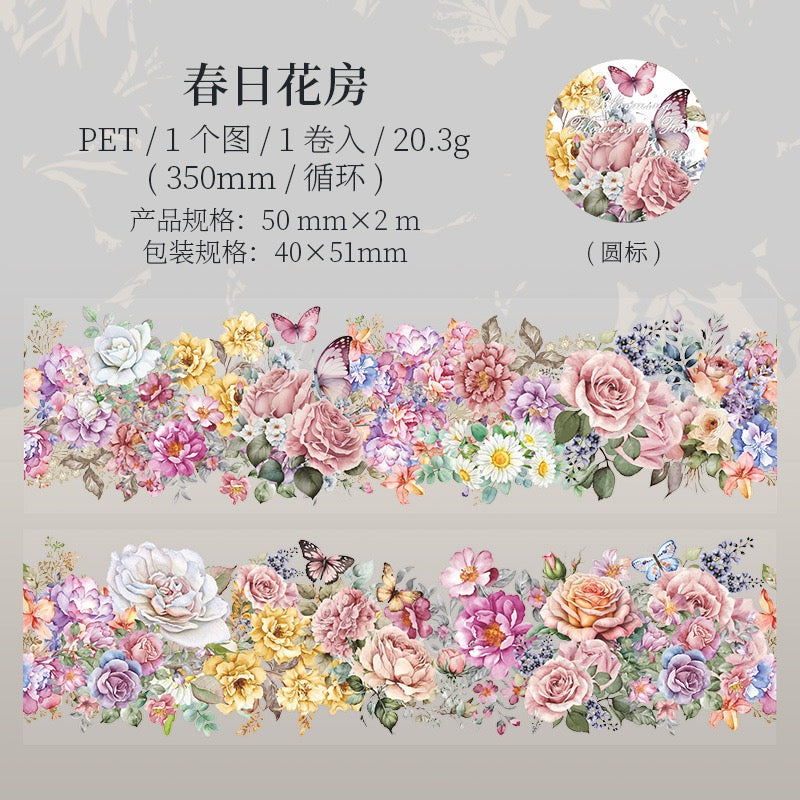 Ruban PET série Blooming Seasons — 2M