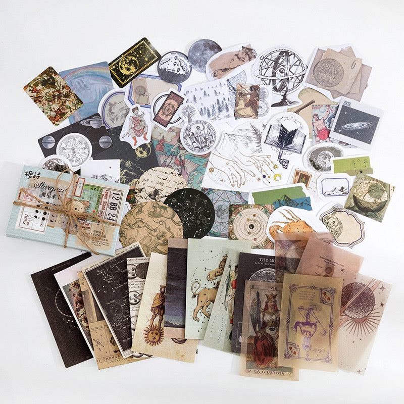 Kit de collage de la série Vintage Memories Room — 60 pièces