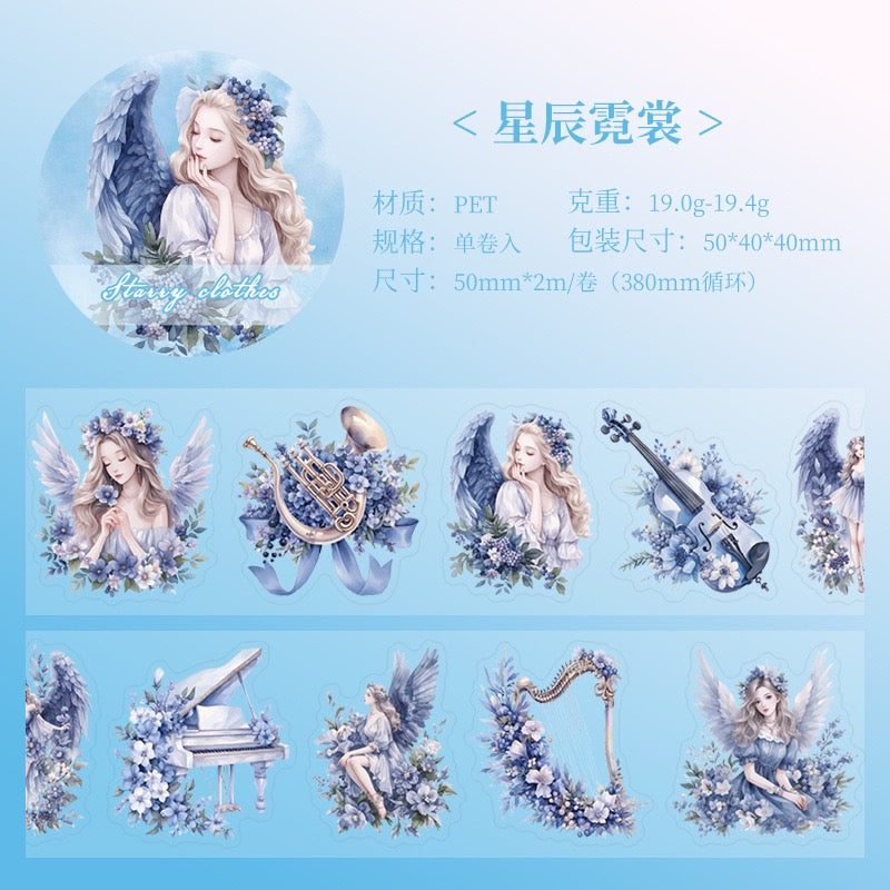 Melody & Fairy Trace Series: Character PET Tape — 2M