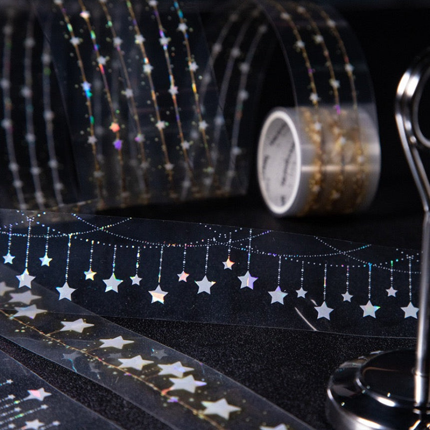 Série de rideaux étoilés : ruban PET Shell-Glow — 2M