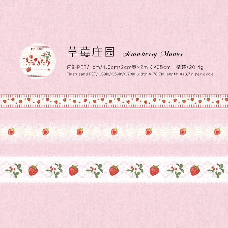 Handmade Lace Series PET Stickers — 2M